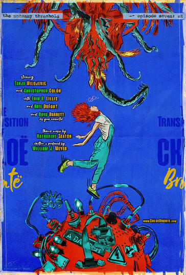 Poster for the audio drama "The Transposition of Chloë Brontë."